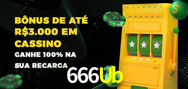 666Ub melhor bônus de depósito